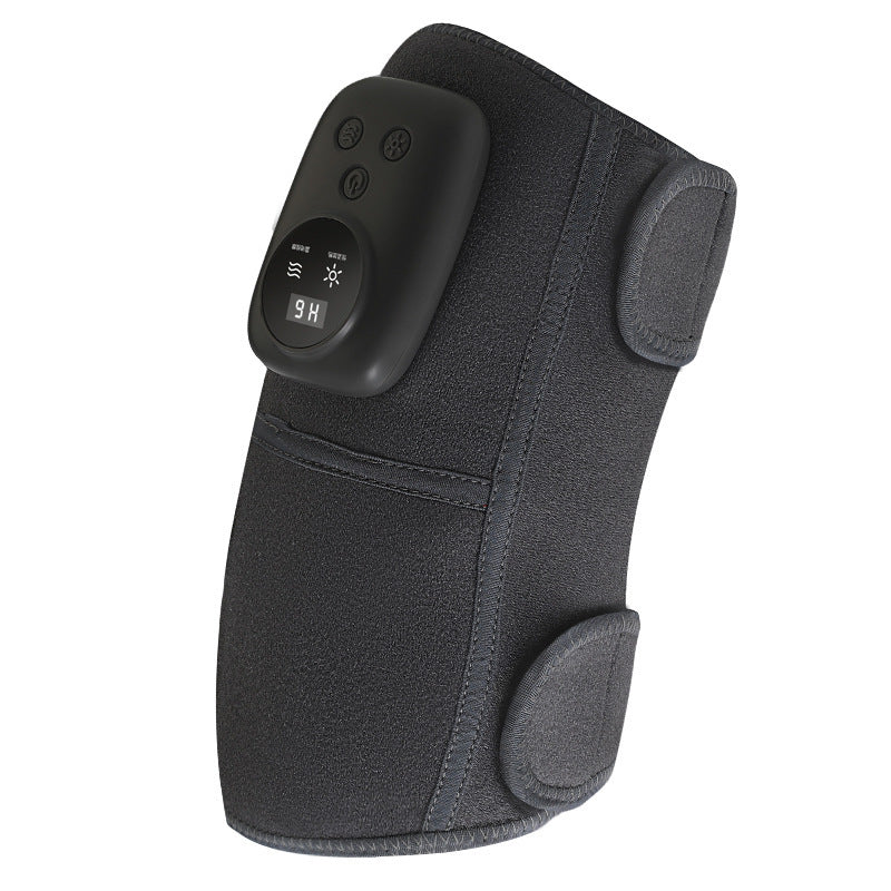 leg joint heat therapy, pain relief and massage device